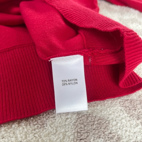 MAX STUDIO Red Dolman-Sleeve Sweater - Picture 7 of 7